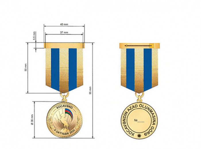 News about - Azerbaijani President signs order to award servicemen For the Liberation of Khojavand medal