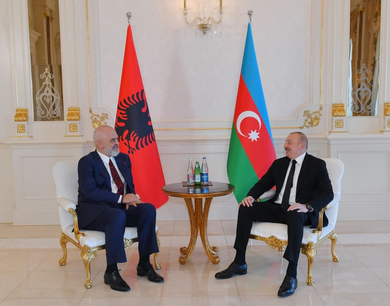 News about - President Ilham Aliyev holds one-on-one meeting with Albanian PM Edi Rama 
