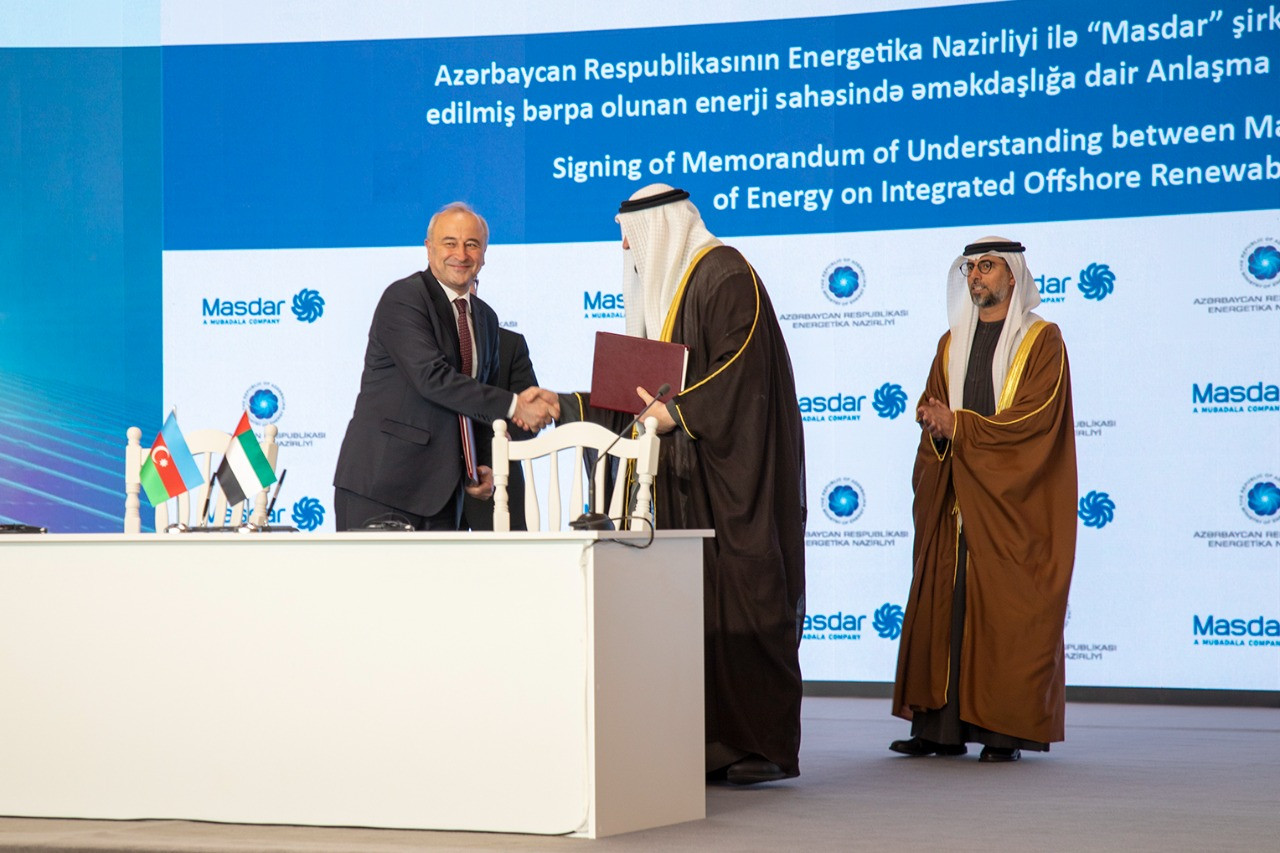 News about - Azerbaijan, UAE’s Masdar ink MoUs on renewable energy cooperation
