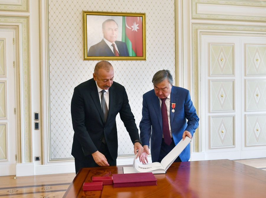 News about - President Ilham Aliyev receives prominent Kazakh poet and public figure Olzhas Suleimenov