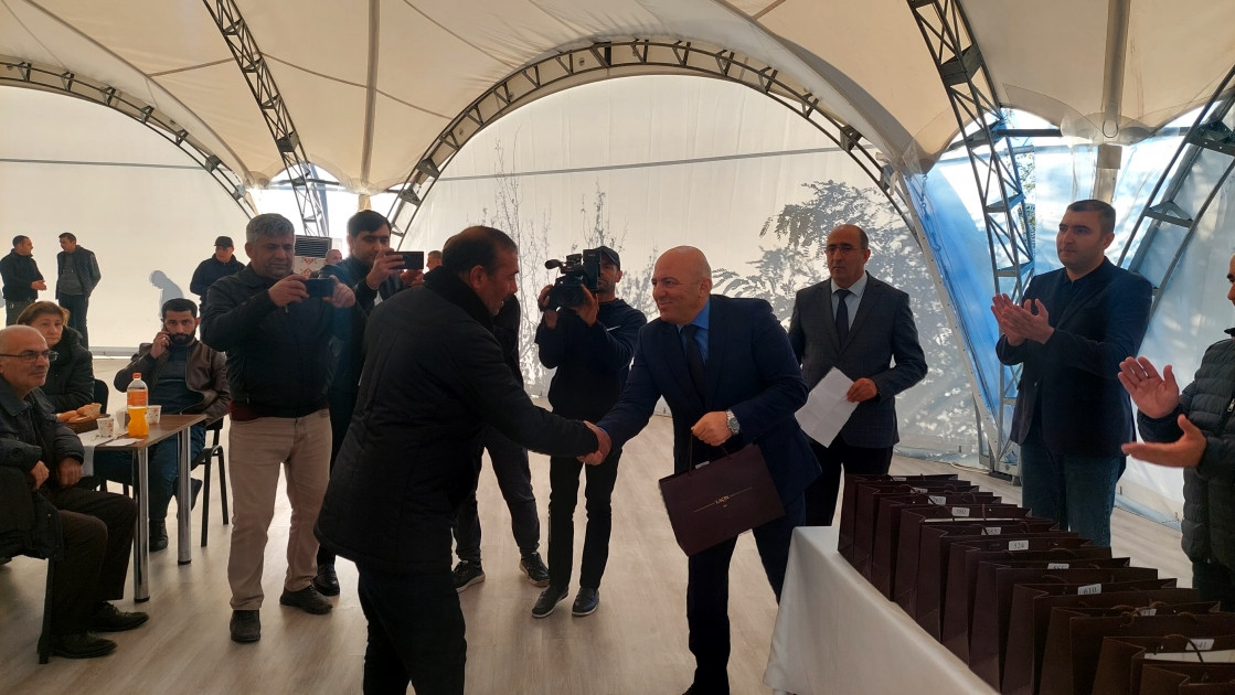 News about - Another 21 families relocated to Azerbaijan's liberated Lachin city presented with house keys