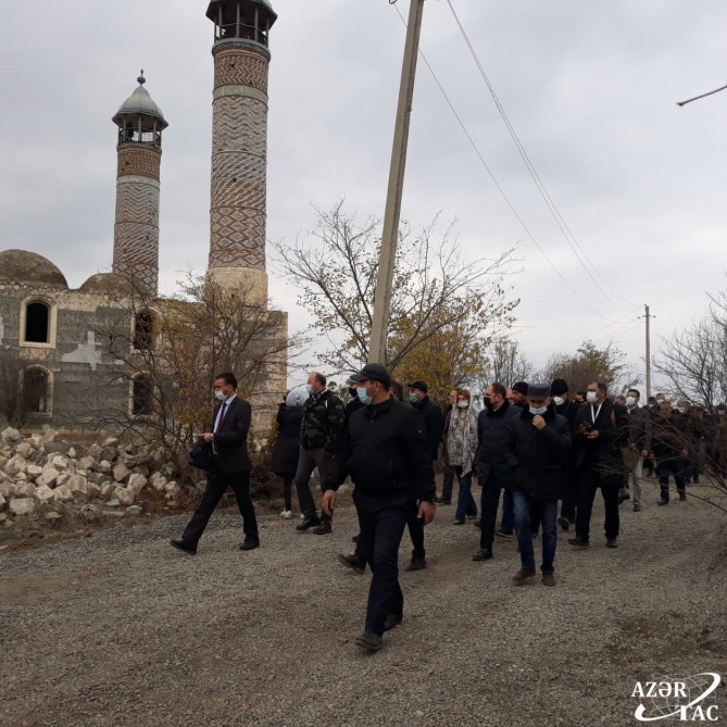 News about - Representatives of diplomatic corps arrive in Aghdam (PHOTO)