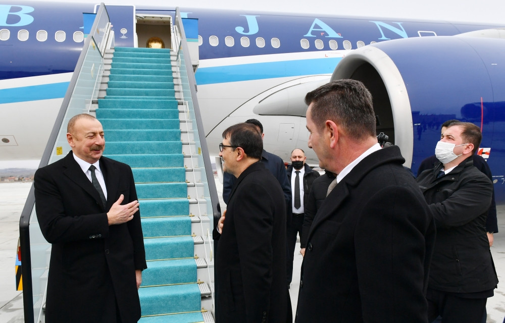 News about - Azerbaijani president arrives in Turkiye for working visit