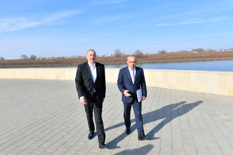 News about - President Ilham Aliyev participates in ceremony for commissioning of drinking water supply systems in Neftchala