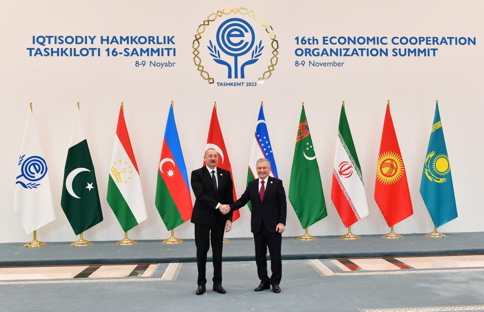 News about - President Ilham Aliyev attends 16th Summit of Economic Cooperation Organization in Tashkent