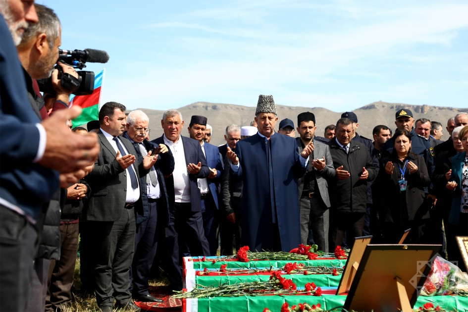 News about - Azerbaijan holds farewell ceremony for seven victims of Khojaly genocide