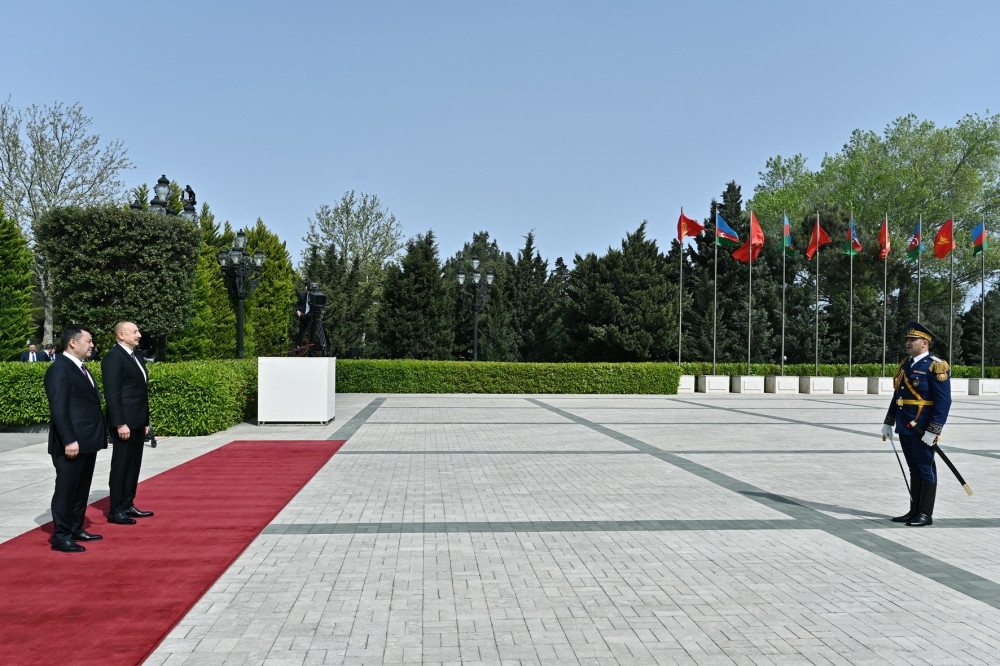 News about - Official welcome ceremony held for Kyrgyz president in Azerbaijan
