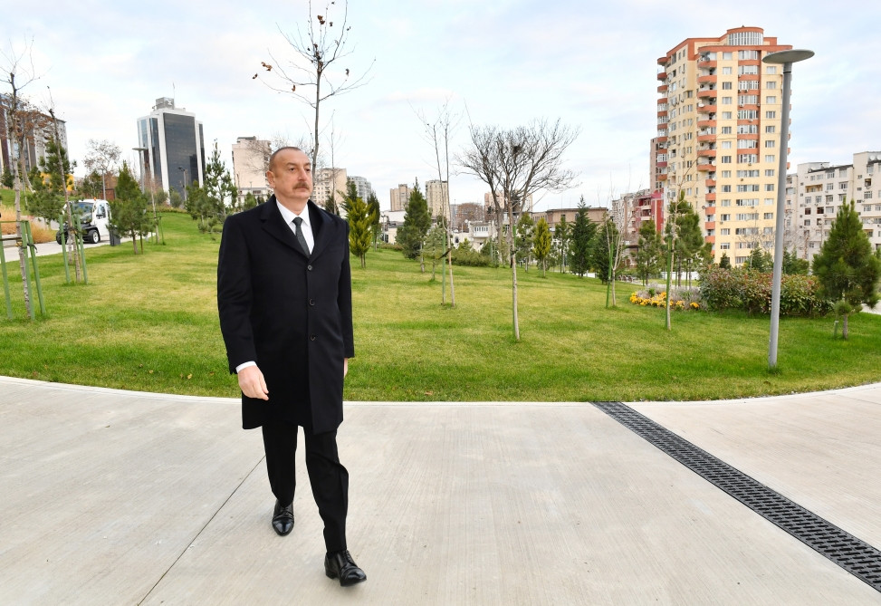 News about - President Ilham Aliyev attends opening of second part of Central Park in Baku
