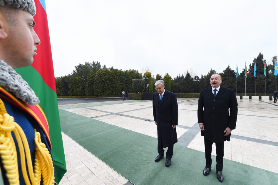 News about - Official welcome ceremony held for Kazakh president in Baku
