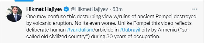 178220-0856415.jpg + Armenia committed urbicide in Azerbaijan's Jabrayil during its occupation - presidential aide (VIDEO) News about - Armenia committed urbicide in Azerbaijan's Jabrayil during its occupation - presidential aide (VIDEO)