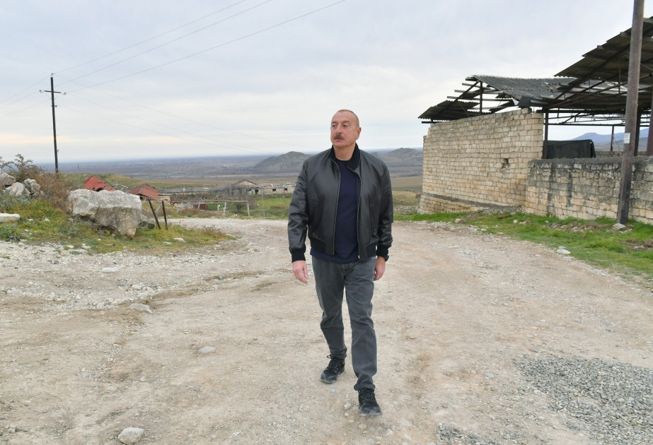News about - President Ilham Aliyev visits several villages in Khojaly (UPDATED)