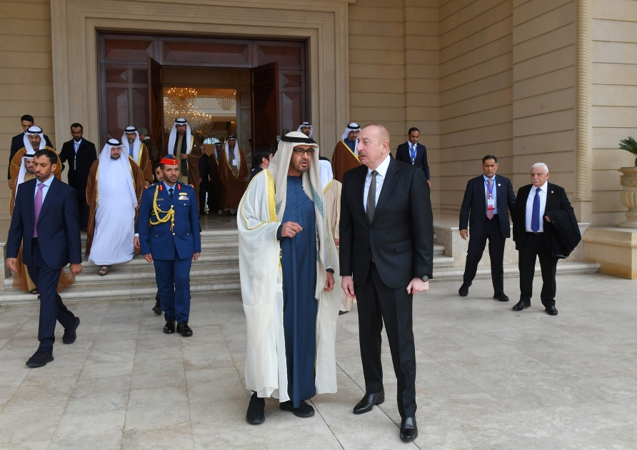 News about - Presidents of Azerbaijan and United Arab Emirates hold expanded meeting