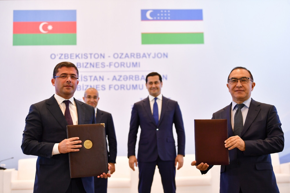 News about - Uzbek-Azerbaijani business forum held in Tashkent, several documents signed (PHOTO) 