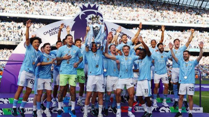 Manchester City win English Premier League title