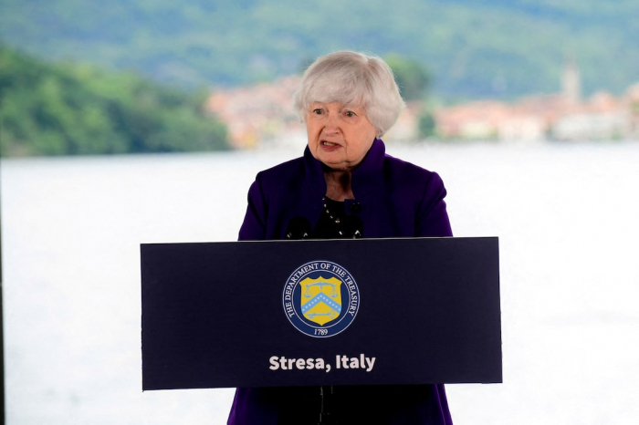 European banks in Russia face 'awful lot of risk', Yellen says 