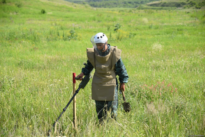 Azerbaijan demines border village liberated from occupation