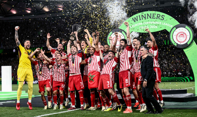 Olympiacos win UEFA Europa Conference League title
