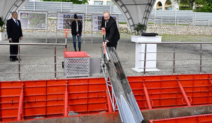  President Aliyev attends groundbreaking ceremony for third residential complex in Shusha 