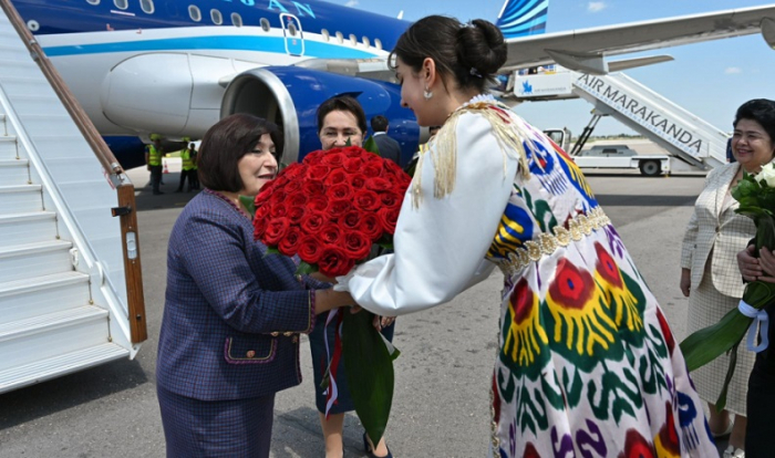  Azerbaijani parliament speaker arrives in Uzbekistan 