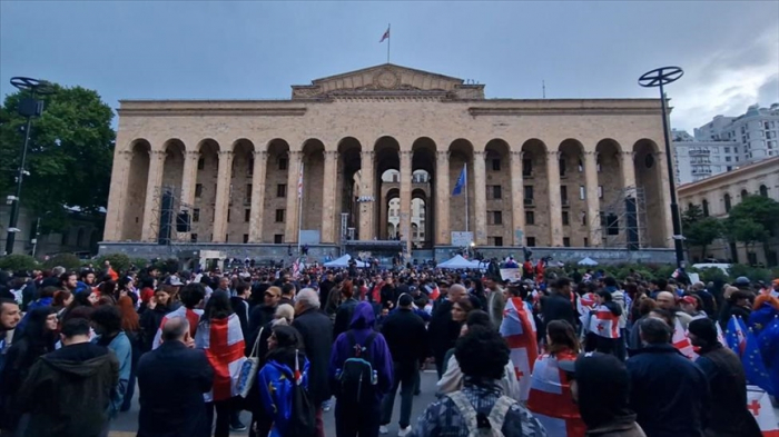 Georgian parliament halts session over fighting among lawmakers