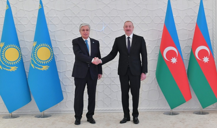  Azerbaijani, Kazakh presidents express confidence in further development of friendly ties 