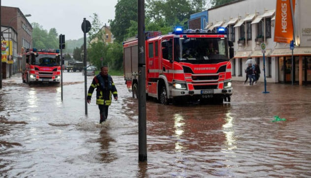 Germany's Saarland sees flooding after heavy rain