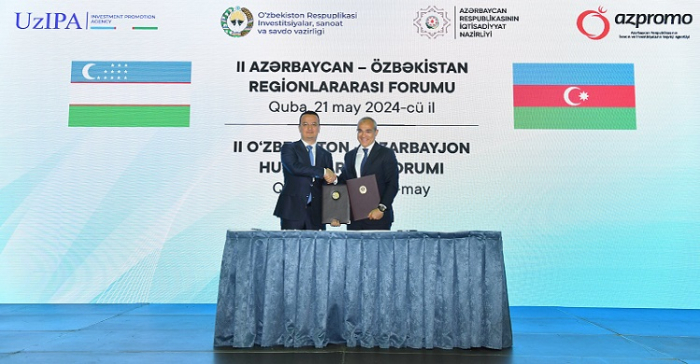 Azerbaijan, Uzbekistan ink several MoUs on cooperation 