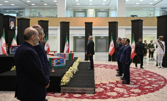  Azerbaijani officials attend late Iranian president's funeral -  UPDATED  
