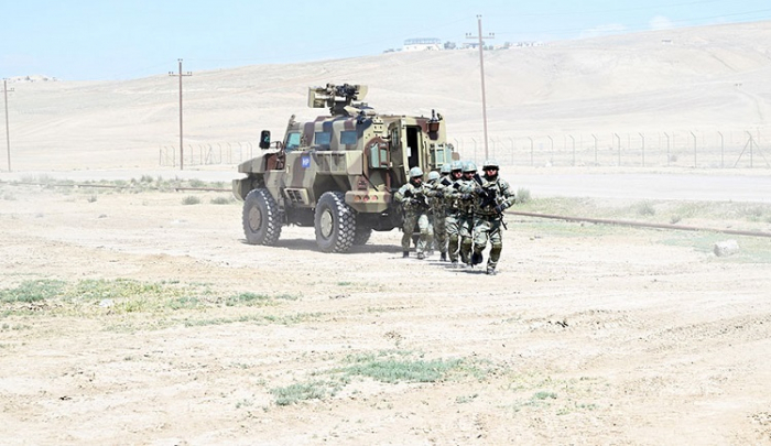 Azerbaijani military police hold combat training classes -  VIDEO 