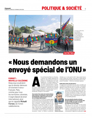 2024/05/4-1716557524.jpg + Forrest: New Caledonia is not an internal French matter News about - Forrest: New Caledonia is not an internal French matter