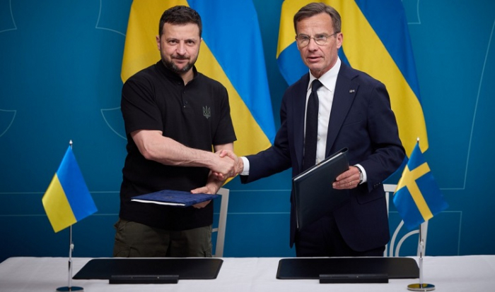 Ukraine, Sweden ink security agreement 