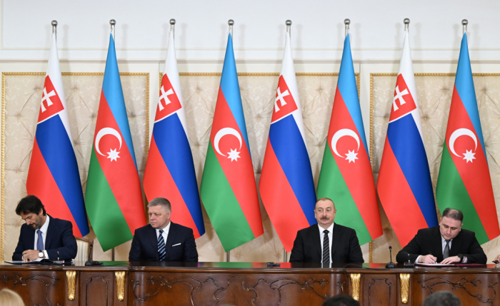 News about -  Azerbaijan, Slovakia sign documents 