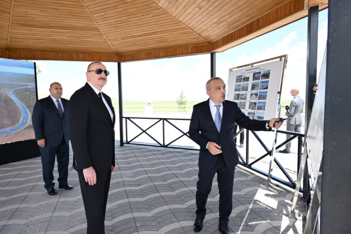 News about - President Aliyev attends opening of Kondalanchay water reservoir in Fuzuli 