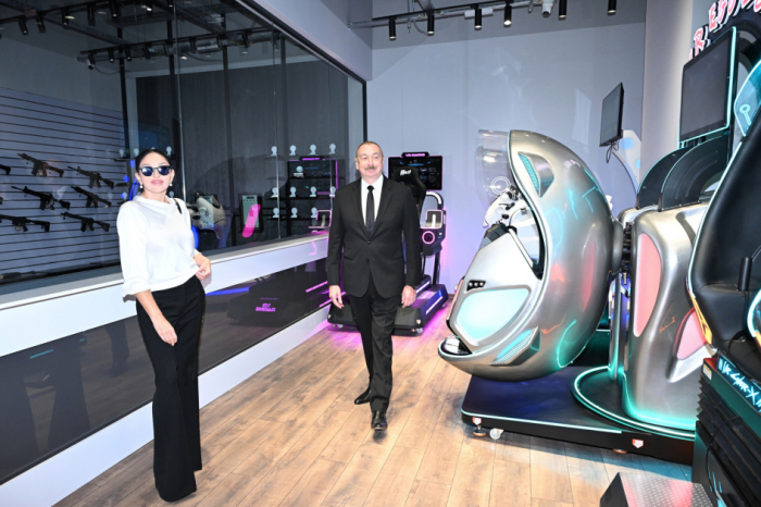 News about - Azerbaijani president and first lady attend Crescent Bay project presentation 