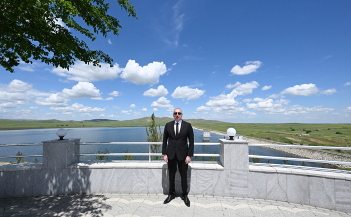 News about - President Aliyev attends opening of Kondalanchay water reservoir in Fuzuli 