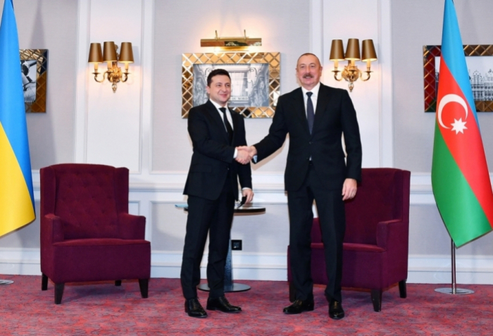Presidents of Azerbaijan, Ukraine discuss bilateral cooperation 