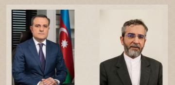 Azerbaijani FM offers Iran's acting foreign minister condolences on chopper crash