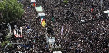 Tehran holds mass funeral for late President Raisi 