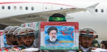 Iranian president’s body brought to Mashad for burial 