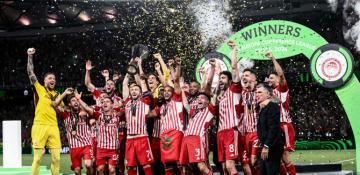 Olympiacos win UEFA Europa Conference League title