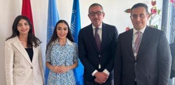 Heydar Aliyev Foundation’s VP invites WFP, UNEP reps to attend COP29