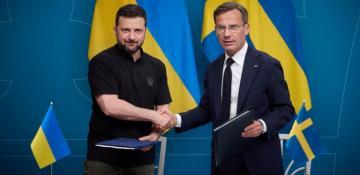 Ukraine, Sweden ink security agreement 