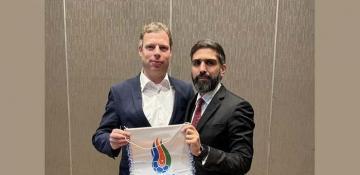 President of Azerbaijan Football Association meets with Austrian counterpart 