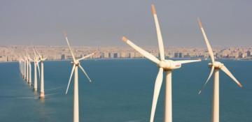   Offshore wind farm in the Caspian Sea:  a new frontier of green energy 