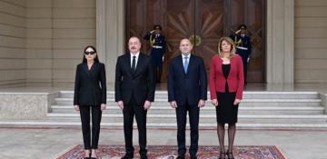 Official welcome ceremony held for Bulgarian president in Baku 
