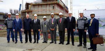 A. Likhachev and A. Mohanty visited the construction site of the world’s first IV generation energy complex 