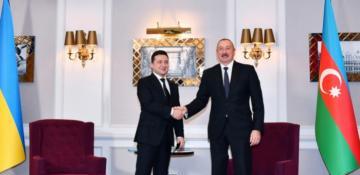 Presidents of Azerbaijan, Ukraine discuss bilateral cooperation 