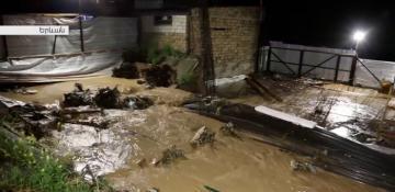 Heavy rains cause flooding and collapses in Yerevan