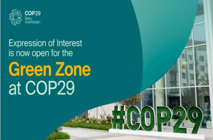 COP29 Green Zone Expression of Interest portal is now open for exhibitors and partners 