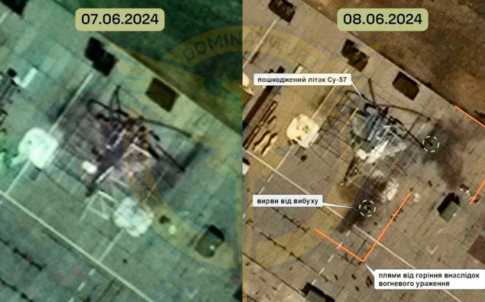 Ukraine says it struck one of Russia’s most advanced warplanes